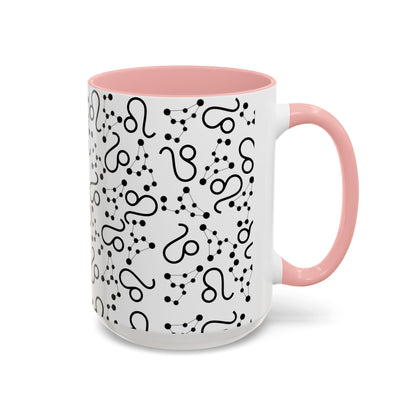 Accent Coffee Mug with the Leo sign (11, 15oz)