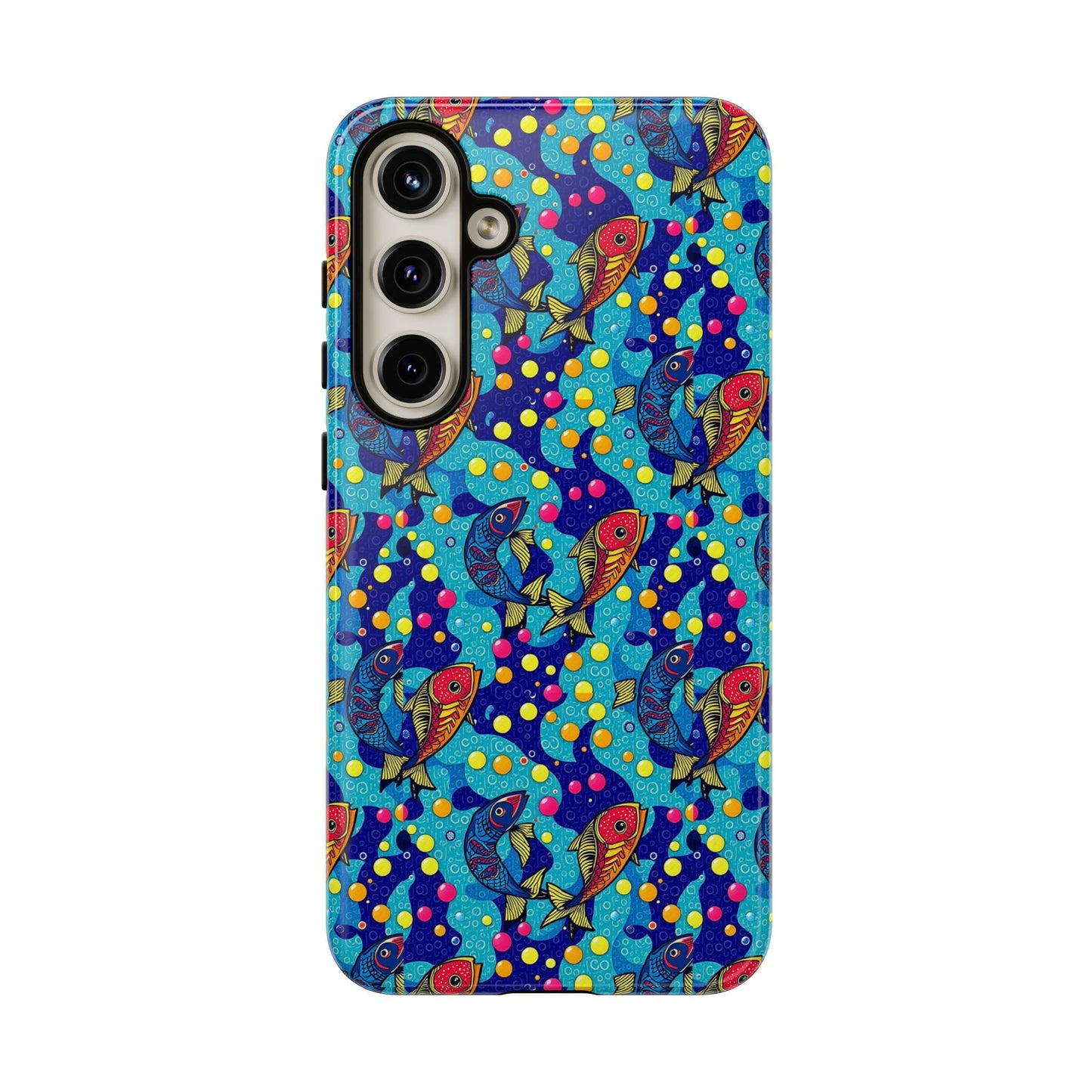 Tough Cases, Pisces, Zodiac v2, Bubble Pattern