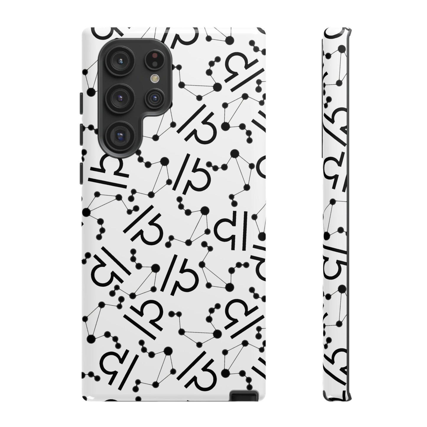 Tough Cases with the Libra Zodiac sign for iPhone, Samsung Galaxy, and Google Pixel devices