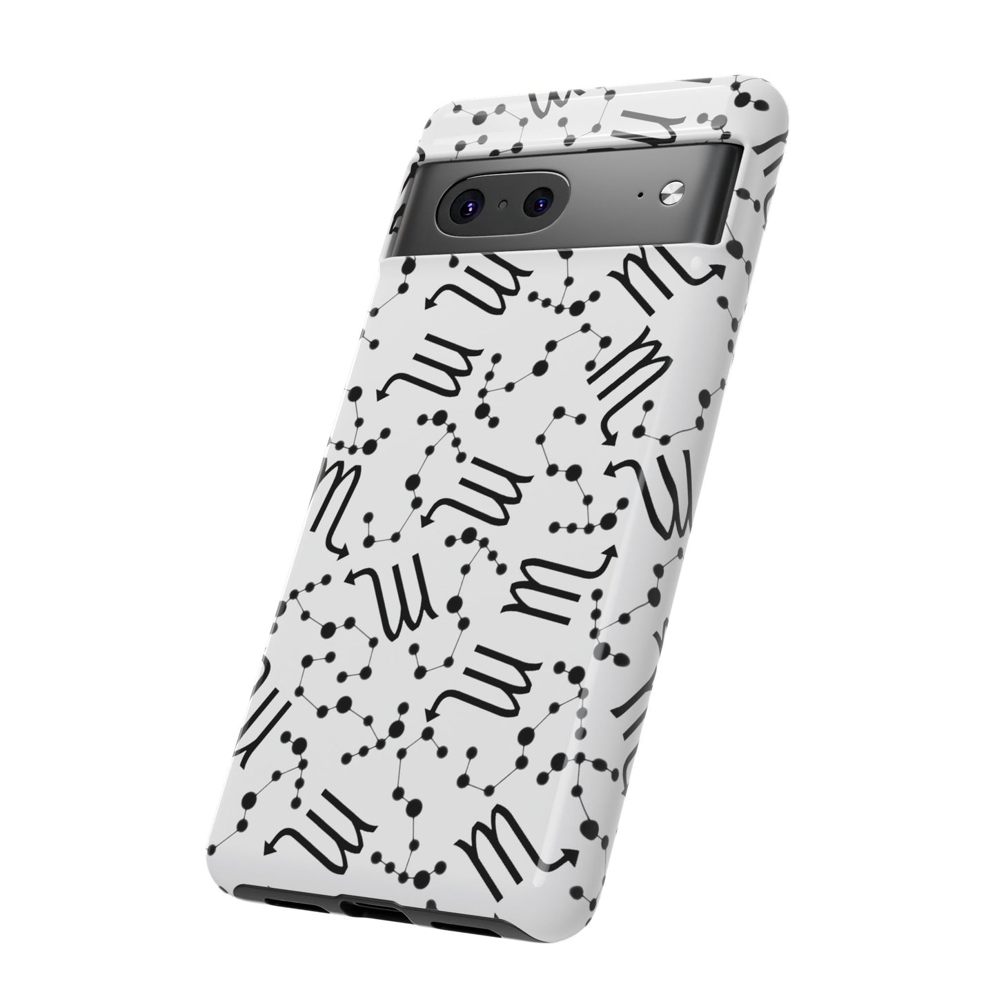 Tough Cases with the Scorpio Zodiac sign for iPhone, Samsung Galaxy, and Google Pixel devices