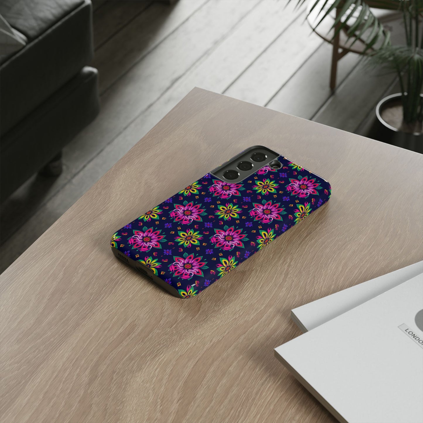 Tough Cases, Scorpio, Zodiac v4, Flower Pattern