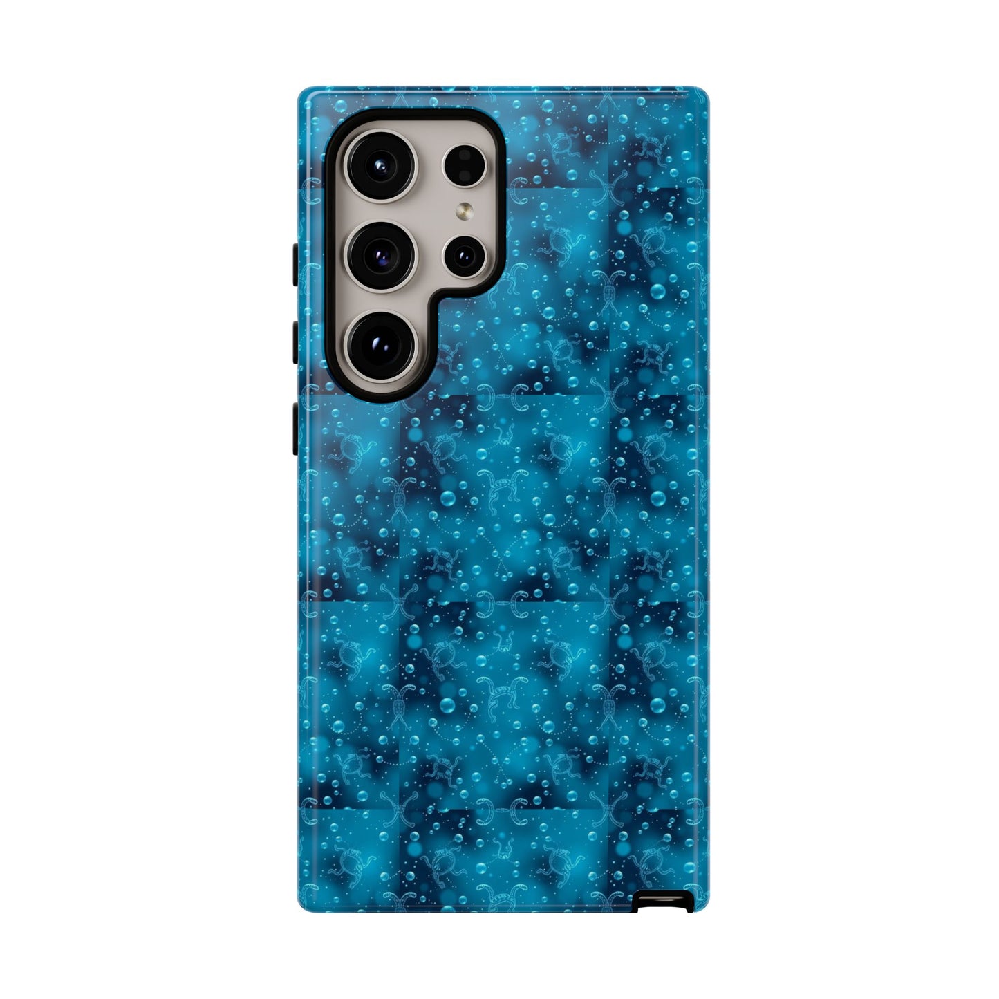 Tough Cases, Aquarius, Zodiac v3, Bubble Pattern