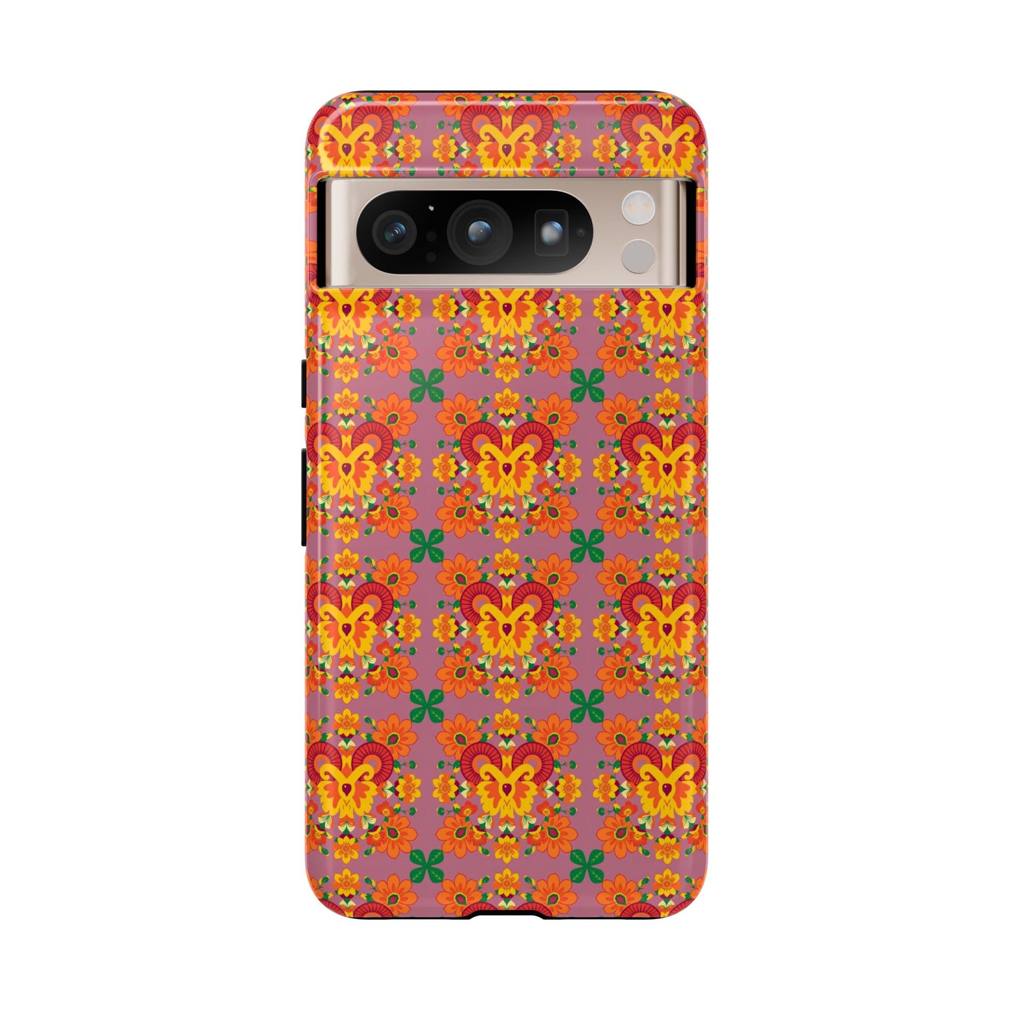Tough Cases, Aries, Zodiac v1, Flower Pattern