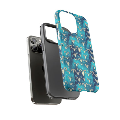 Tough Cases, Aries, Zodiac v1, Bubble Pattern