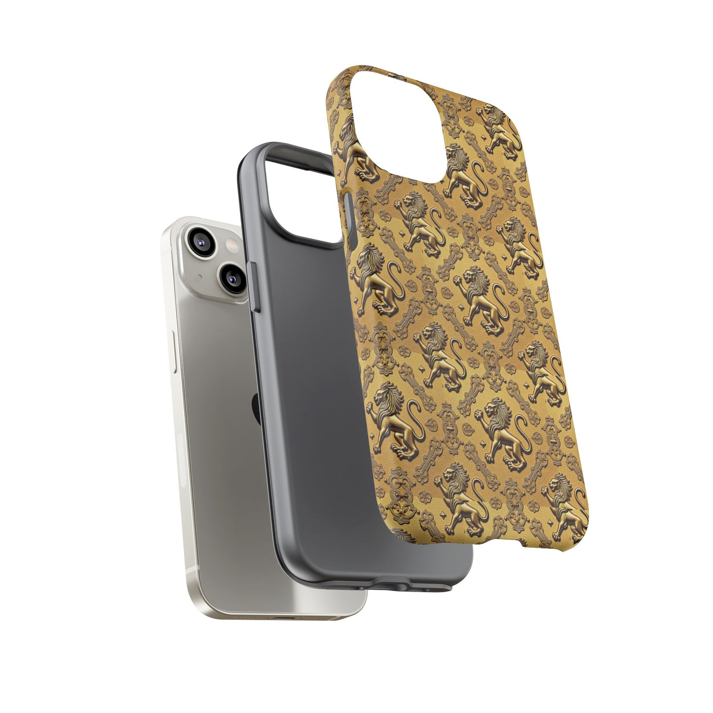 Tough Cases, Leo, Zodiac, Metal Pattern