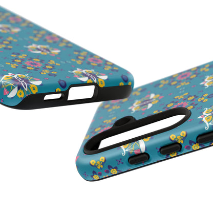 Tough Cases, Libra, Zodiac v2, Flower Pattern