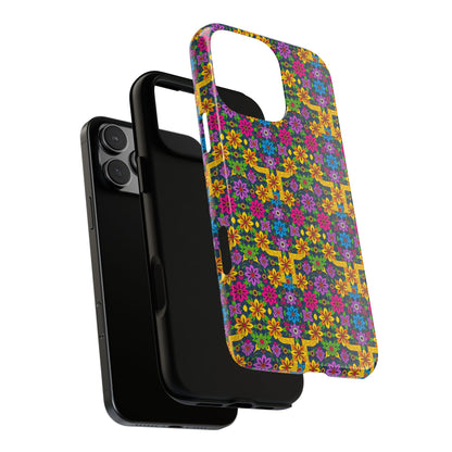 Tough Cases, Gemini, Zodiac v3, Flower Pattern
