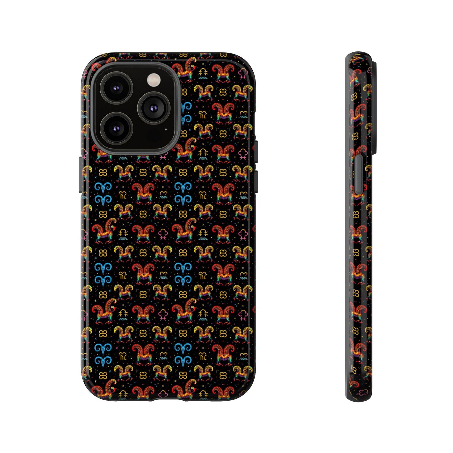 Tough Cases, Aries, Zodiac v1, Metal Pattern