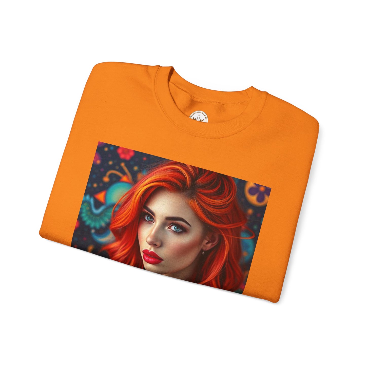 Unisex Heavy Blend™ Crewneck Sweatshirt, Aquarius, Zodiac v1, Sexy Pattern