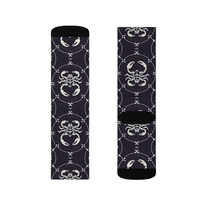 Sublimation Socks, Scorpio, Zodiac, Pattern