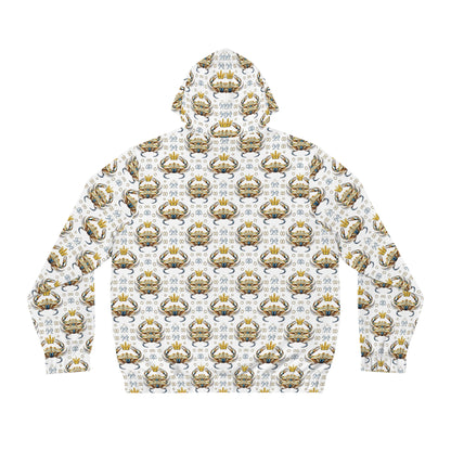 Full-Zip Hoodie (AOP), Cancer, Zodiac v1, Pattern
