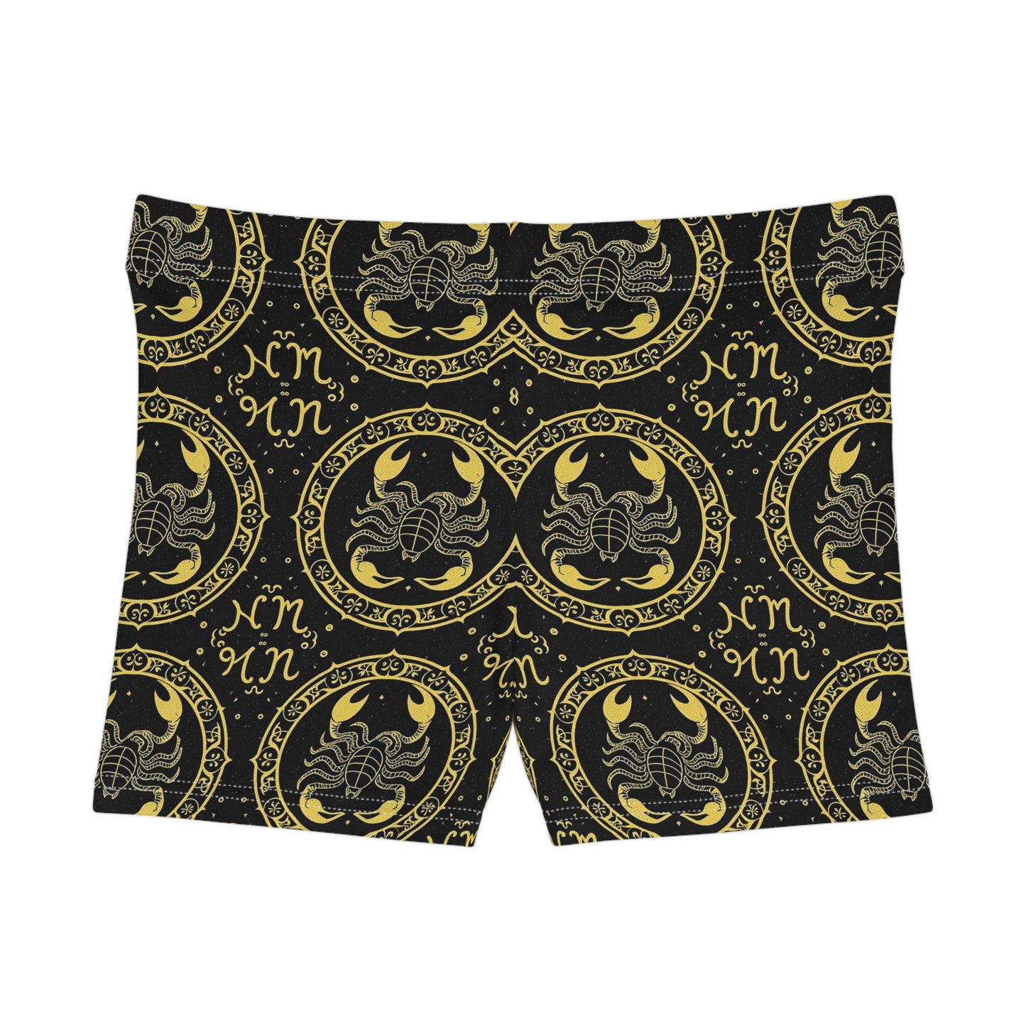 Women's Shorts, AOP, Scorpio, Zodiac v1, Pattern