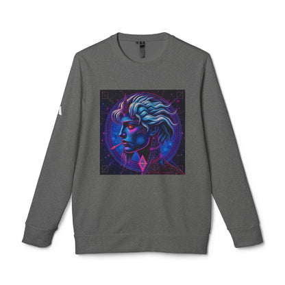 Adidas, Unisex Fleece Crewneck Sweatshirt, Gemini, Pop Art v1, Zodiac