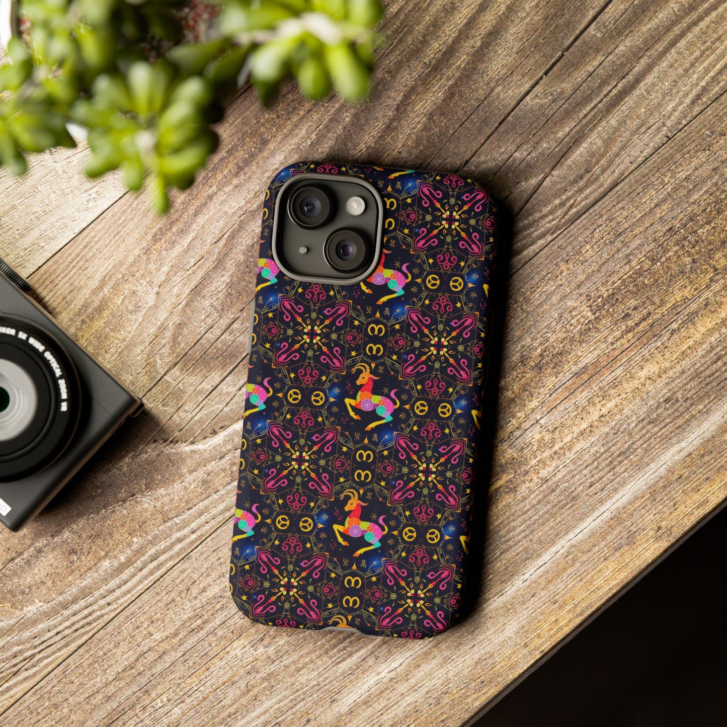 Tough Cases, Capricorn, Zodiac v2, Metal Pattern