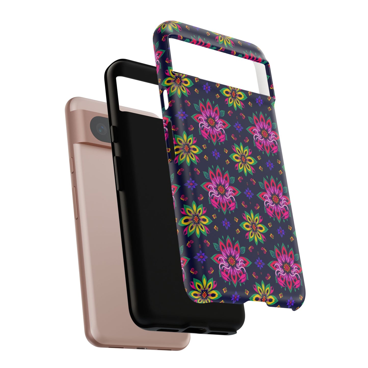 Tough Cases, Scorpio, Zodiac v4, Flower Pattern