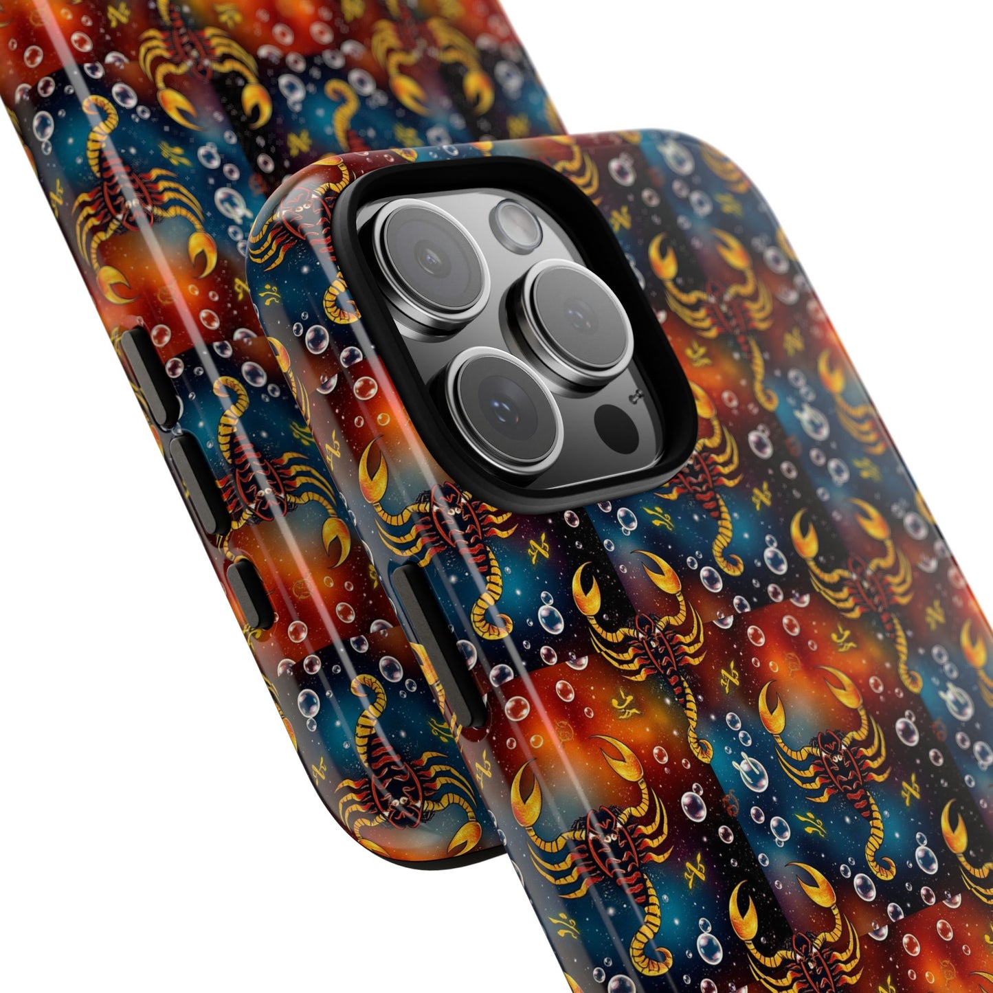 Tough Cases, Scorpio, Zodiac v2, Bubble Pattern