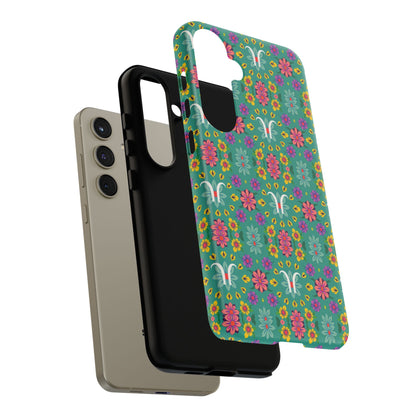 Tough Cases, Aquarius, Zodiac v4, Flower Pattern