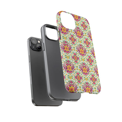 Tough Cases, Cancer, Zodiac v3, Flower Pattern