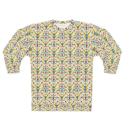 Unisex Sweatshirt (AOP), Sagittarius, Zodiac, Jewel Pattern