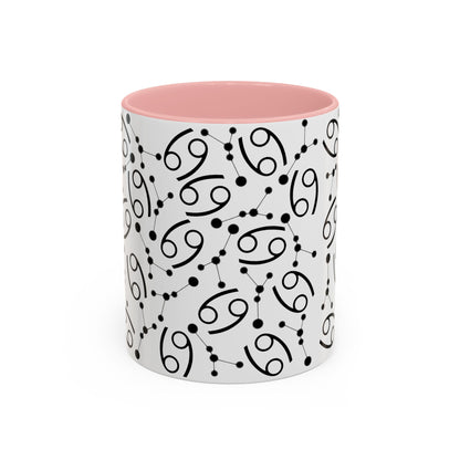 Accent Coffee Mug with the Cancer sign (11, 15oz)