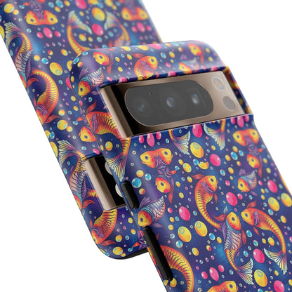 Tough Cases, Pisces, Zodiac, Bubble Pattern