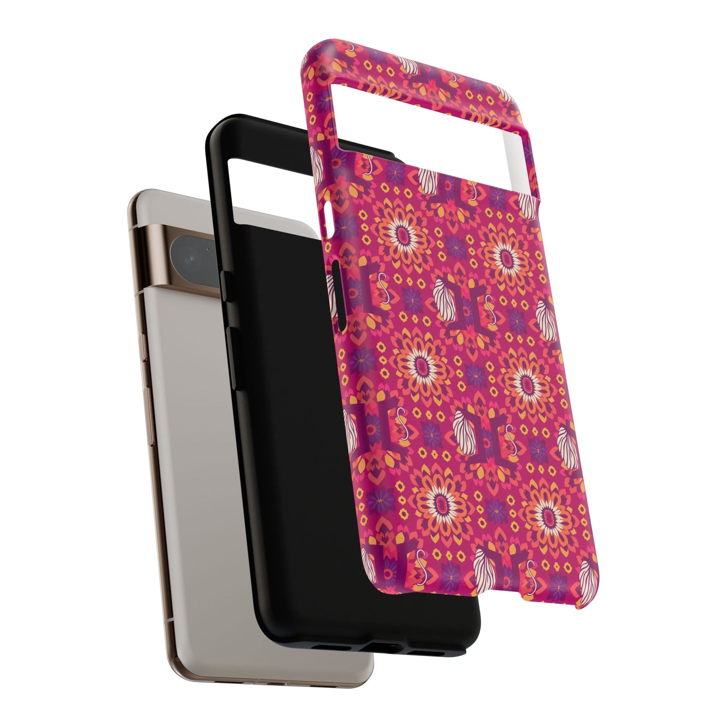 Tough Cases, Gemini, Zodiac v1, Flower Pattern
