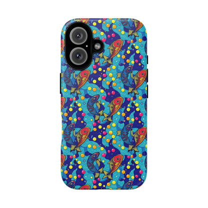 Tough Cases, Pisces, Zodiac v2, Bubble Pattern