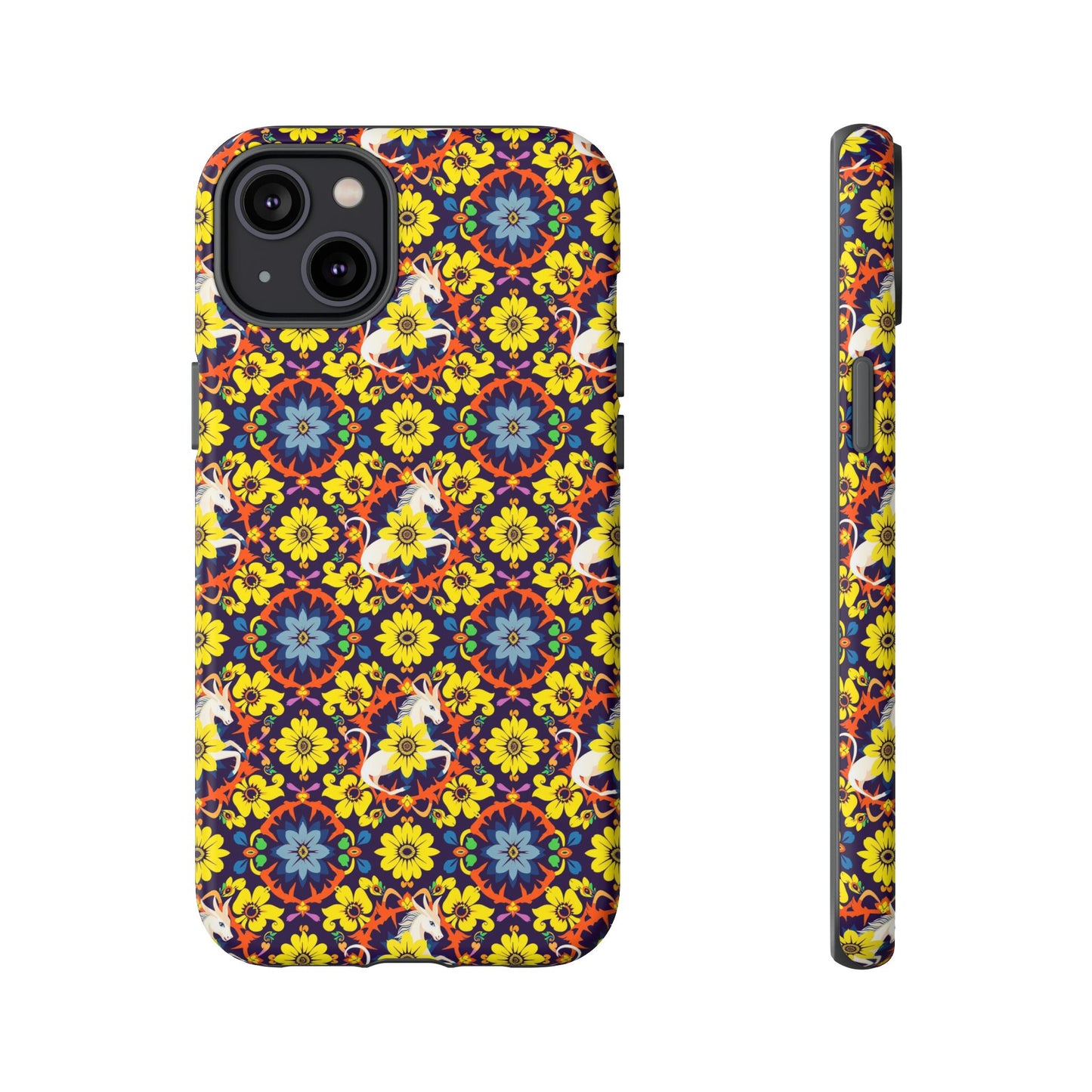 Tough Cases, Aquarius, Zodiac v3, Flower Pattern
