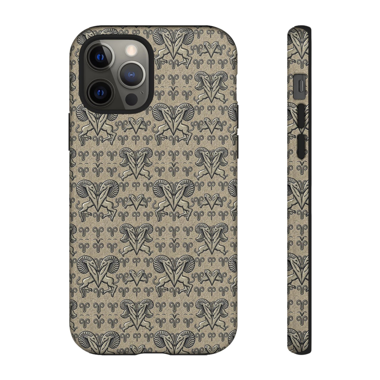 Tough Cases, Aries, Zodiac, Metal Pattern