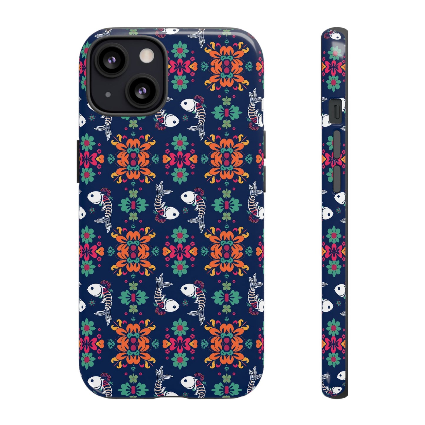 Tough Cases, Pisces, Zodiac, Flower Pattern
