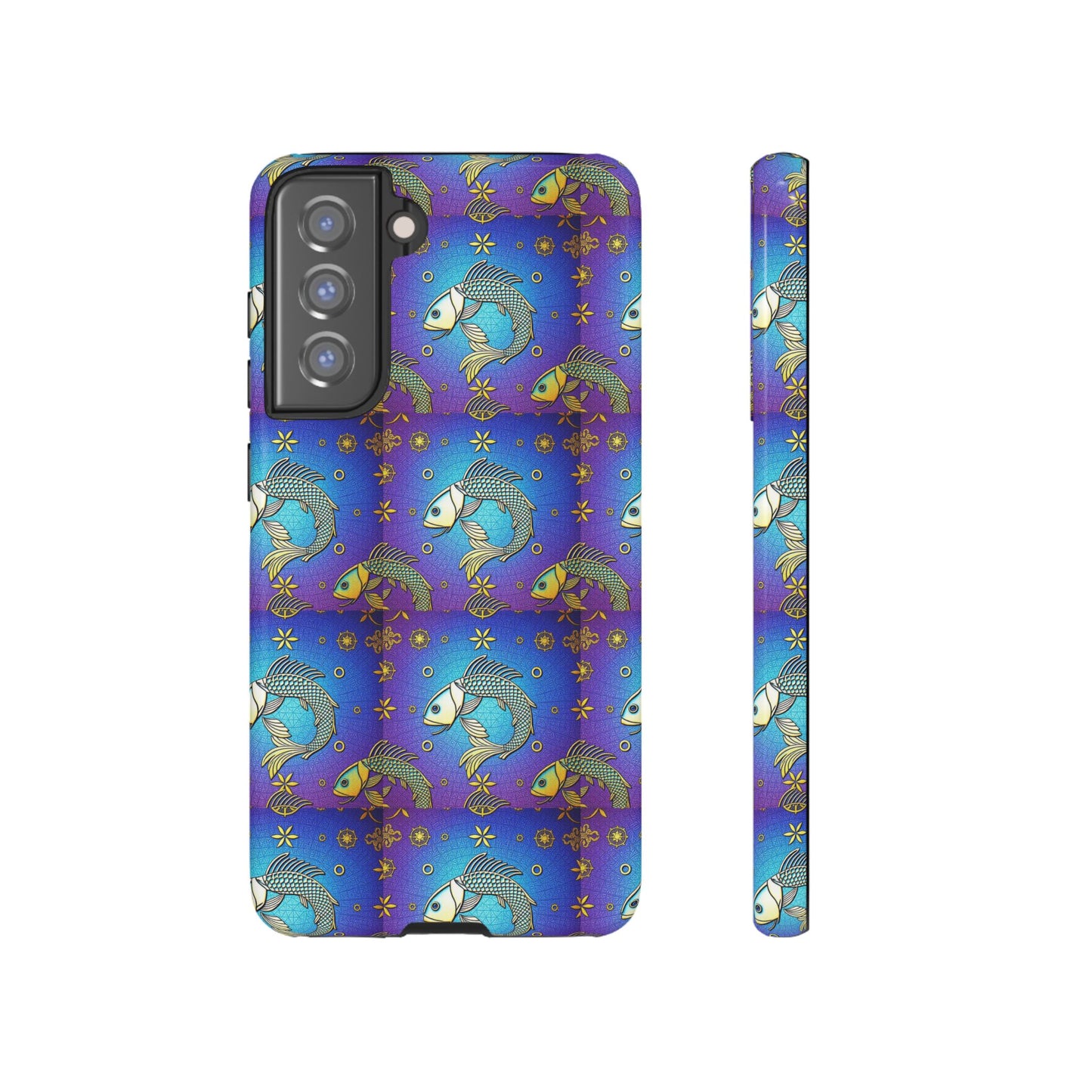 Tough Cases, Pisces, Zodiac v2, Metal Pattern