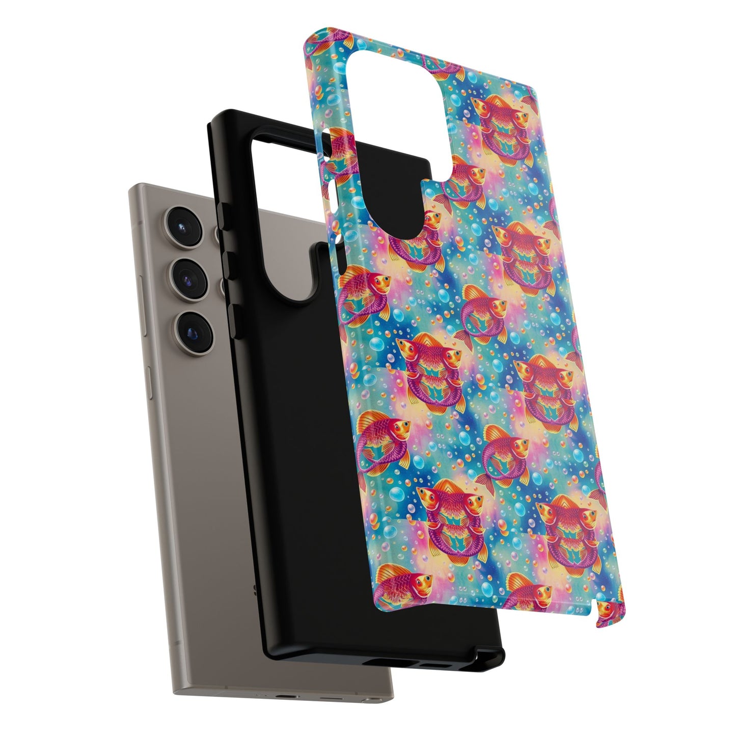 Tough Cases, Pisces, Zodiac v1, Bubble Pattern