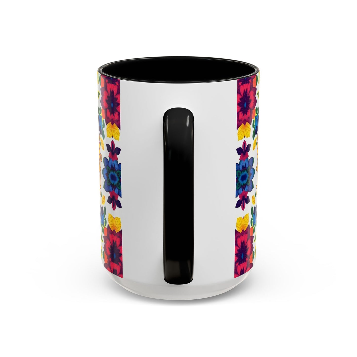 Accent Coffee Mug, Gemini, Zodiac, Flower Pattern, (11, 15oz)