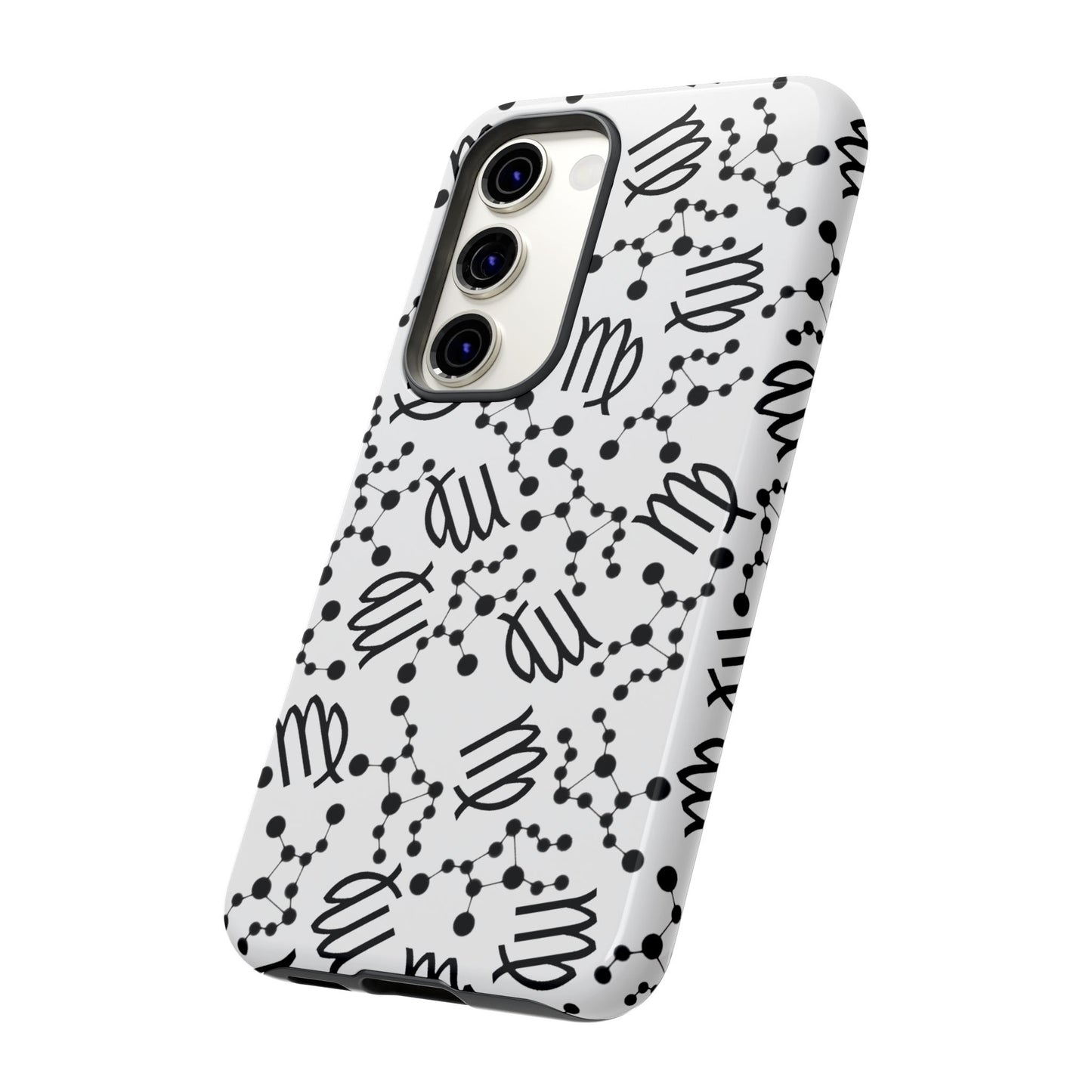 Tough Cases with the Virgo Zodiac sign for iPhone, Samsung Galaxy, and Google Pixel devices