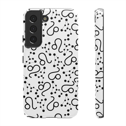 Tough Cases with the Leo Zodiac sign for iPhone, Samsung Galaxy, and Google Pixel devices