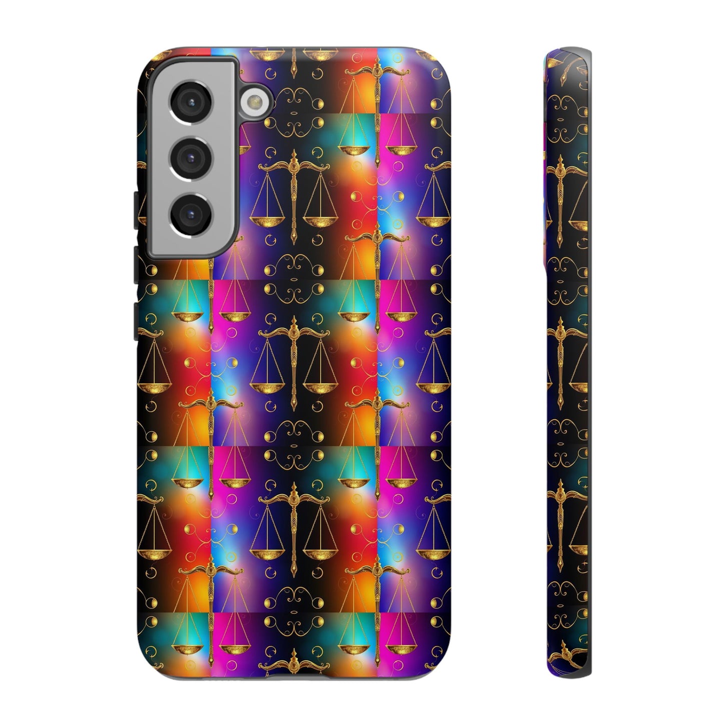 Tough Cases, Libra, Zodiac v1, Metal Pattern