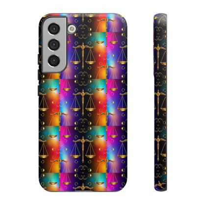 Tough Cases, Libra, Zodiac v1, Metal Pattern