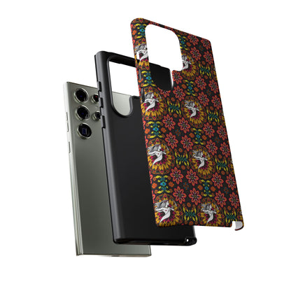 Tough Cases, Sagittarius, Zodiac v2, Flower Pattern