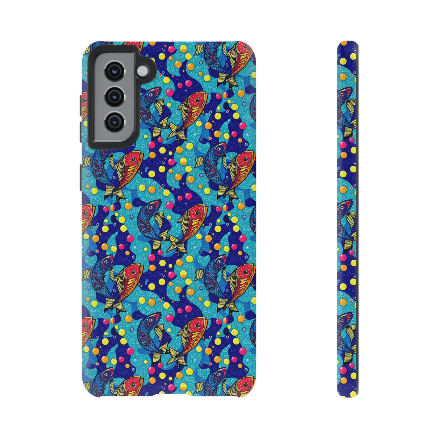 Tough Cases, Pisces, Zodiac v2, Bubble Pattern