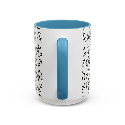 Accent Coffee Mug with the Sagittarius sign (11, 15oz)