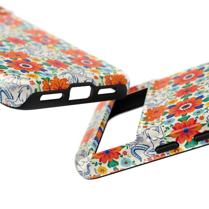 Tough Cases, Virgo, Zodiac v4, Flower Pattern
