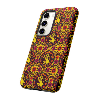 Tough Cases, Virgo, Zodiac v1, Flower Pattern