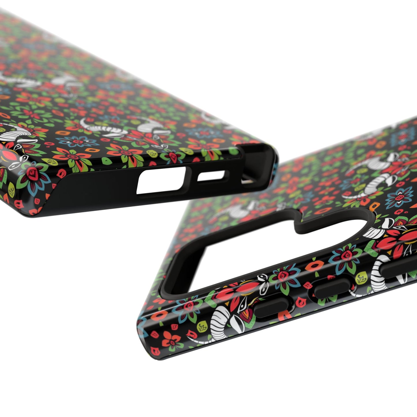 Tough Cases, Taurus, Zodiac v2, Flower Pattern