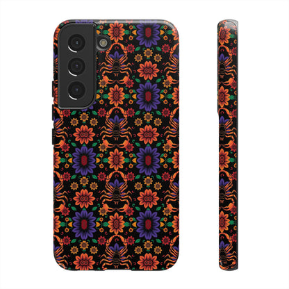 Tough Cases, Scorpio, Zodiac, Flower Pattern