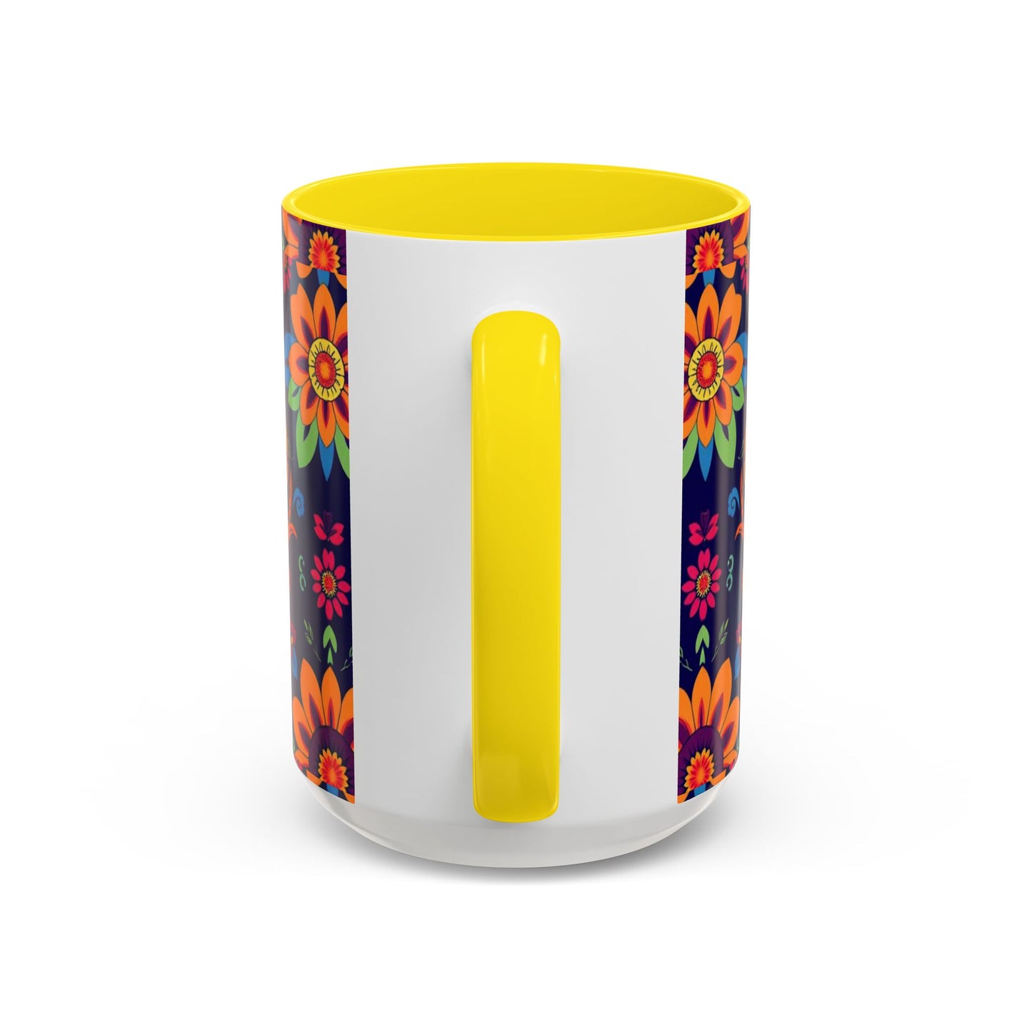 Accent Coffee Mug, Cancer, Zodiac, Flower Pattern, (11, 15oz)