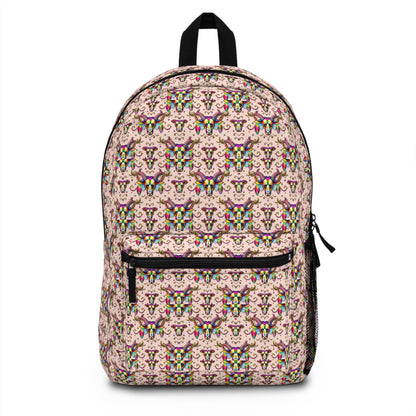 Backpack, Taurus, Zodiac, Metal Pattern
