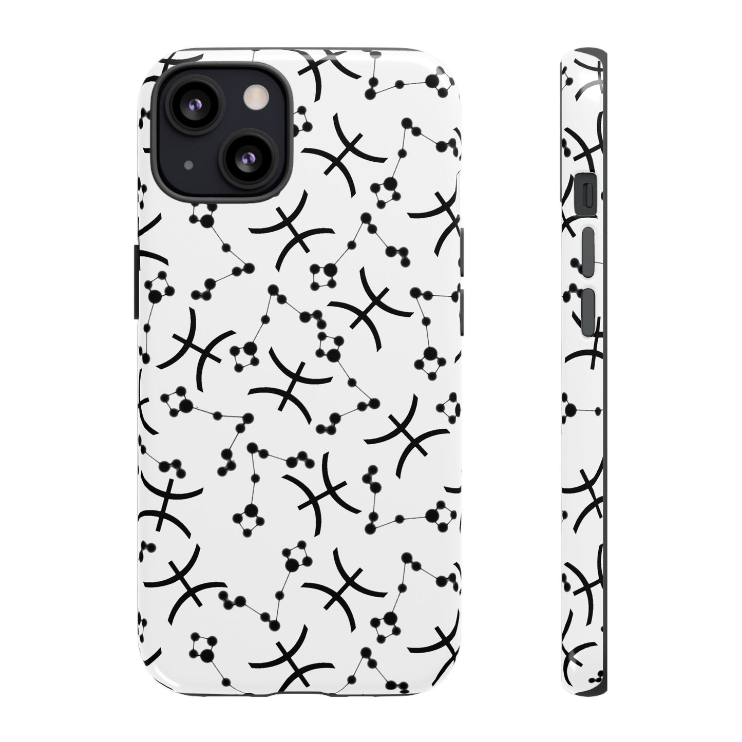 Tough Cases with the Pisces Zodiac sign for iPhone, Samsung Galaxy, and Google Pixel devices
