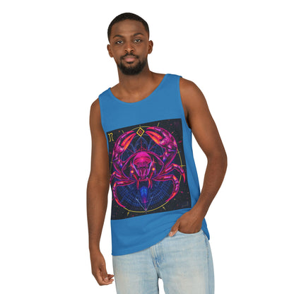 Unisex Garment-Dyed, Tank Top, Cancer, Pop Art, 100% US cotton