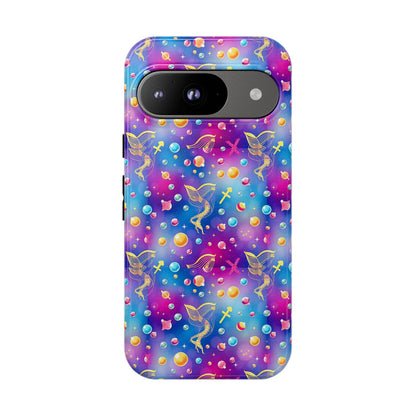 Tough Cases, Sagittarius, Zodiac v3, Bubble Pattern