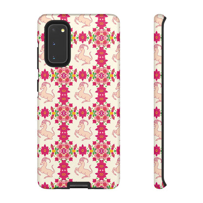 Tough Cases, Capricorn, Zodiac v3, Flower Pattern